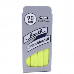 Schnürsenkel Neon Gelb 90cm flach 8mm | Barth Flachsenkel